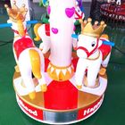 Лошадь Кароузел счастливого детства машины аркады 3 детей Кароузел игроков мини