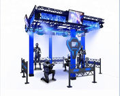 Цвет большой платформы виртуальной реальности ходока 9Д космоса тематического парка ВР черный/голубой