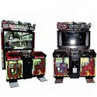 Оборудование игрового автомата стрельбы имитатора Скре 55 дюймов Разинг, пластиковый материал понимания